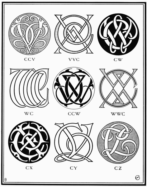 PLATE XXIX—CV, CW, CX, CY, CZ