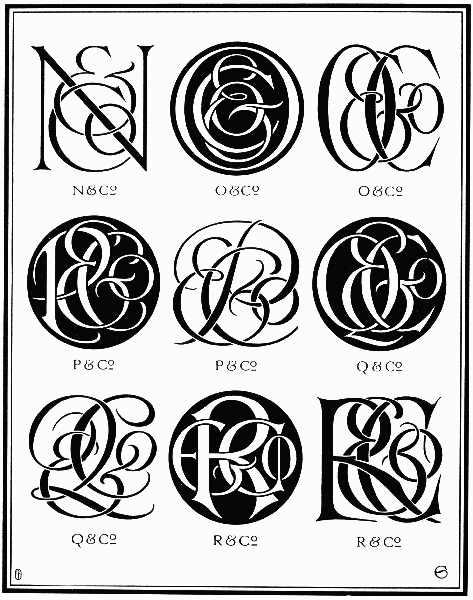 PLATE CXXV—COMPANY CIPHERS