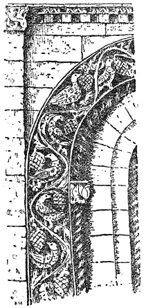 Longobardisch werk in de basiliek van S. Abbondio bij Como.