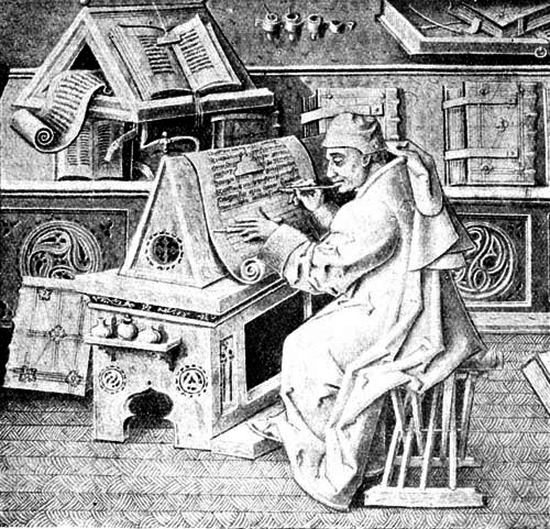 MIÉLOT IN HIS STUDY