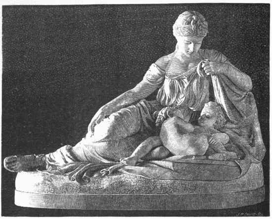 "LATONA AND HER INFANTS."—[W. H. RINEHART.]