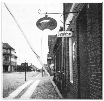 A BARBER'S SIGN