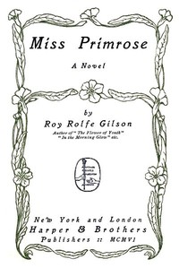 Miss Primrose: A Novel