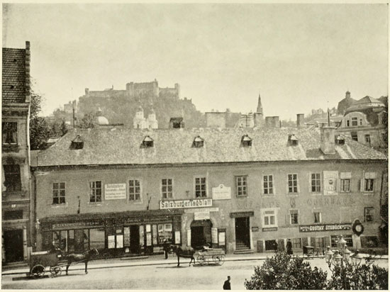 MOZART'S HOUSE IN THE MAKART PLATZ