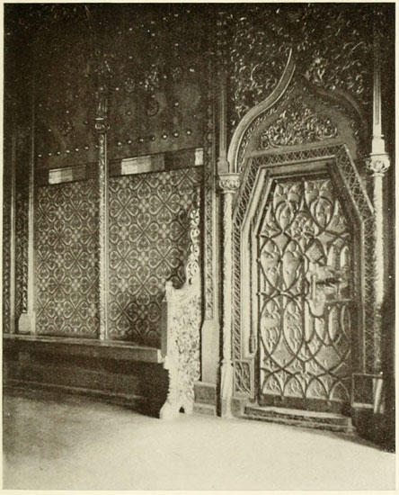 ONE OF THE FINEST DOORS OF THE STATE APARTMENTS IN THE FORTRESS, SALZBURG