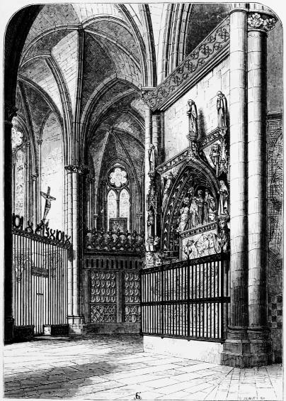 No 13.  LEON CATHEDRAL. p. 108  INTERIOR OF AISLE ROUND THE APSE.