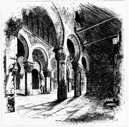 No. 29.  STA. MARIA LA BLANCA, TOLEDO. p. 318.  INTERIOR, LOOKING EAST.