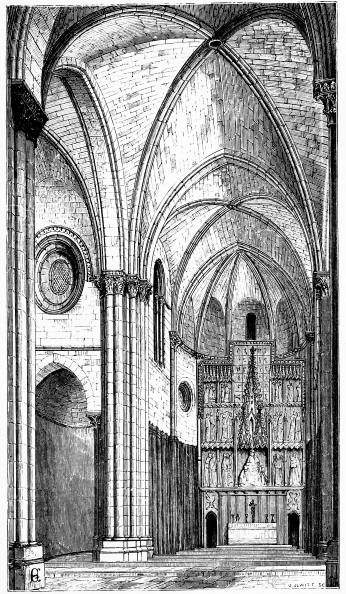 No 50.  TUDELA CATHEDRAL.  INTERIOR OF CHOIR