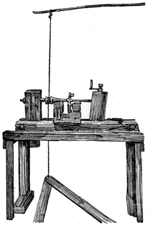 Pole lathe