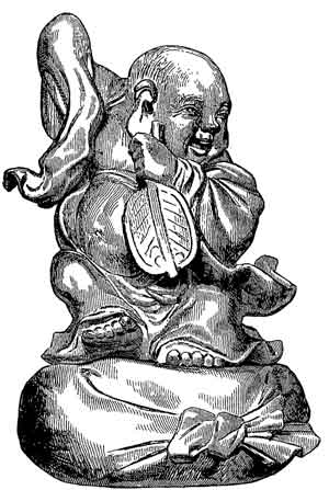 Fig. 14.—Mythologie chinoise. Pou-taï, dieu du contentement.