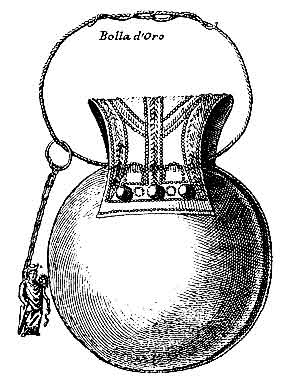 Fig. 17.—Fac-similé d'une bulle d'or