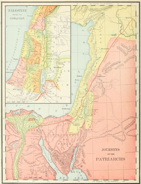 PALESTINE BEFORE THE CONQUEST. and JOURNEYS OF THE PATRIARCHS