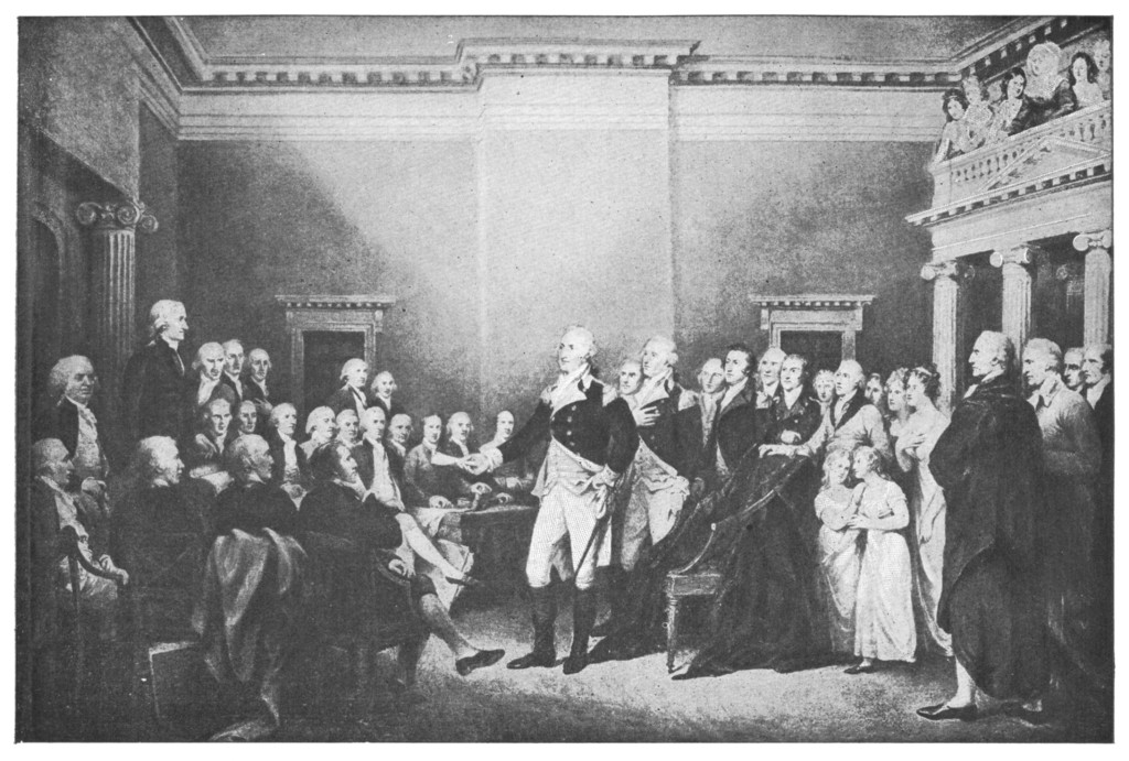 THE RESIGNATION OF WASHINGTON