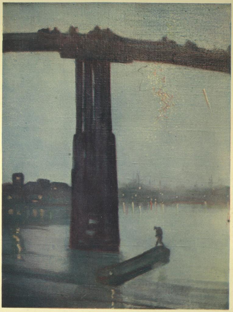 PLATE I.—OLD BATTERSEA BRIDGE.