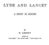 Lyre and Lancet: A Story in Scenes