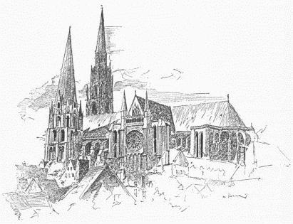The Cathedral of Chartres (1194-1240). The Southern Aspect