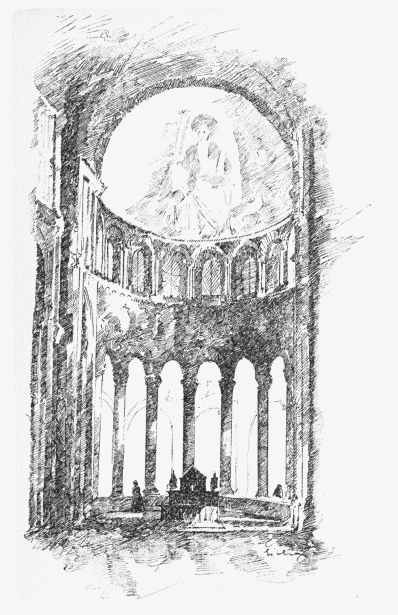 The XI-century Sanctuary of Cluny as It Was until the Revolution
