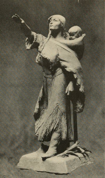 Woman holding child