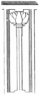 Fig. 10.—Pier Decoration from the Tombs of Sauiet-el-Meytin.