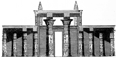 Fig. 21.—Section of the Hypostyle Hall, Great Temple of Carnac.