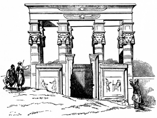 Fig. 22.—Chapel upon the Platform of the Temple of Dendera.