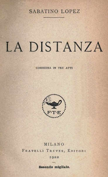 La distanza, di Sabatino Lopez