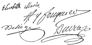 Signatures.