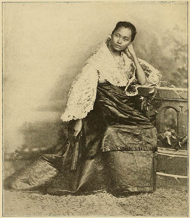 Full-blooded Native Girl in Reception Attire.