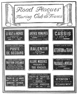 Road Plaques Touring Club de France