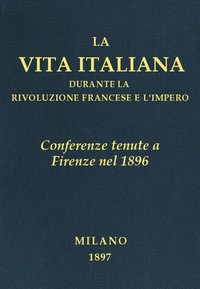 Conferenze tenute a Firenze nel 1896