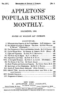 Appletons' Popular Science Monthly, December 1898