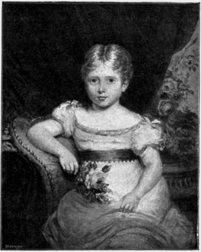 Image not available: THE PRINCESS VICTORIA IN 1825. (After a picture by G. Fowler.)