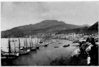 St. Pierre and Mt. Pelée before the Eruption Martinique Courtesy of Professor T. A. Jaggar, of the Geological Department of Harvard University