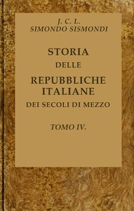 Storia delle repubbliche italiane dei secoli di mezzo, v. 04 (of 16)
