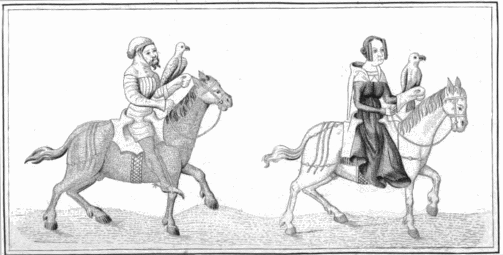 CHASSE A L’ÉPERVIER EN 1379 (Mss. du Roi Suppt. Fr 63212)