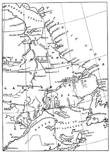 Map of Labrador and the King's domain