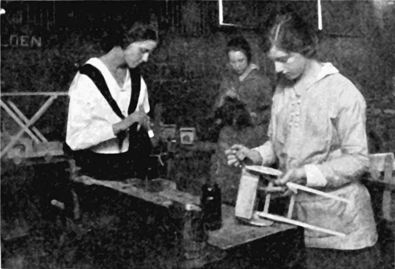 Girls Making Toys