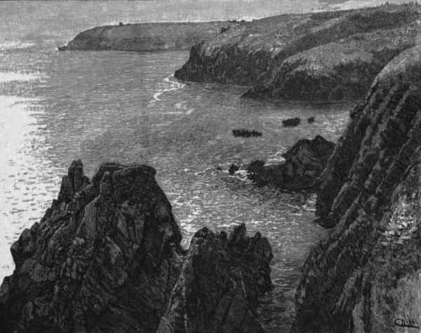 THE CORNISH COAST: FROM YNYS HEAD TO BEAST POINT.