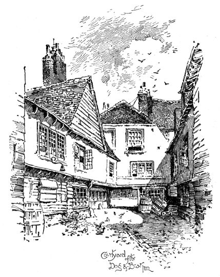 COURTYARD OF THE DOG & BEAR INN