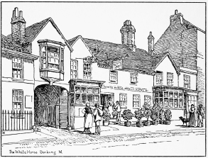 THE WHITE HORSE, DORKING.