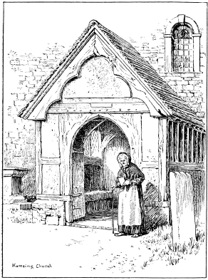 THE PORCH, KEMSING CHURCH.