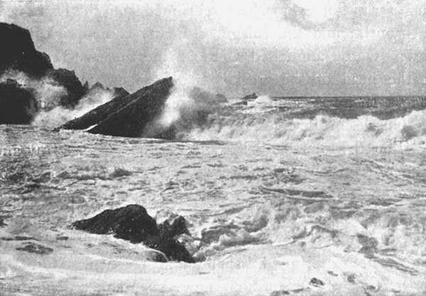 A Rough Sea at Ilfracombe