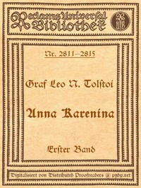 Anna Karenina, 1. Band