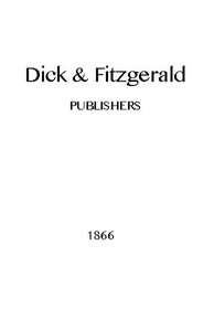 Dick & Fitzgerald Catalog (1866)书籍封面
