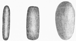 Nos. 66, 67, 68. Trojan Sling-bullets of Loadstone (9 and 10 M.).