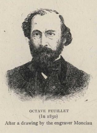 OCTAVE FEUILLET (In 1850) After a drawing by the engraver Monciau