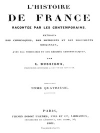 L'Histoire de France racontée  par les Contemporains (Tome 4/4)