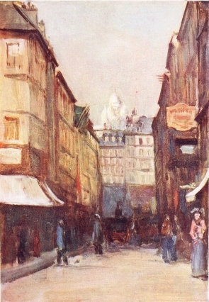 Rue Drouet and Sacré Cœur.