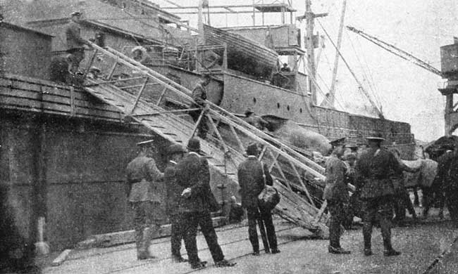 Loading Horses on the "Star of India" at Auckland