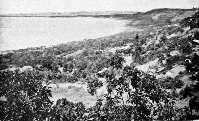 The Beach sweeping towards Nibrunesi Point